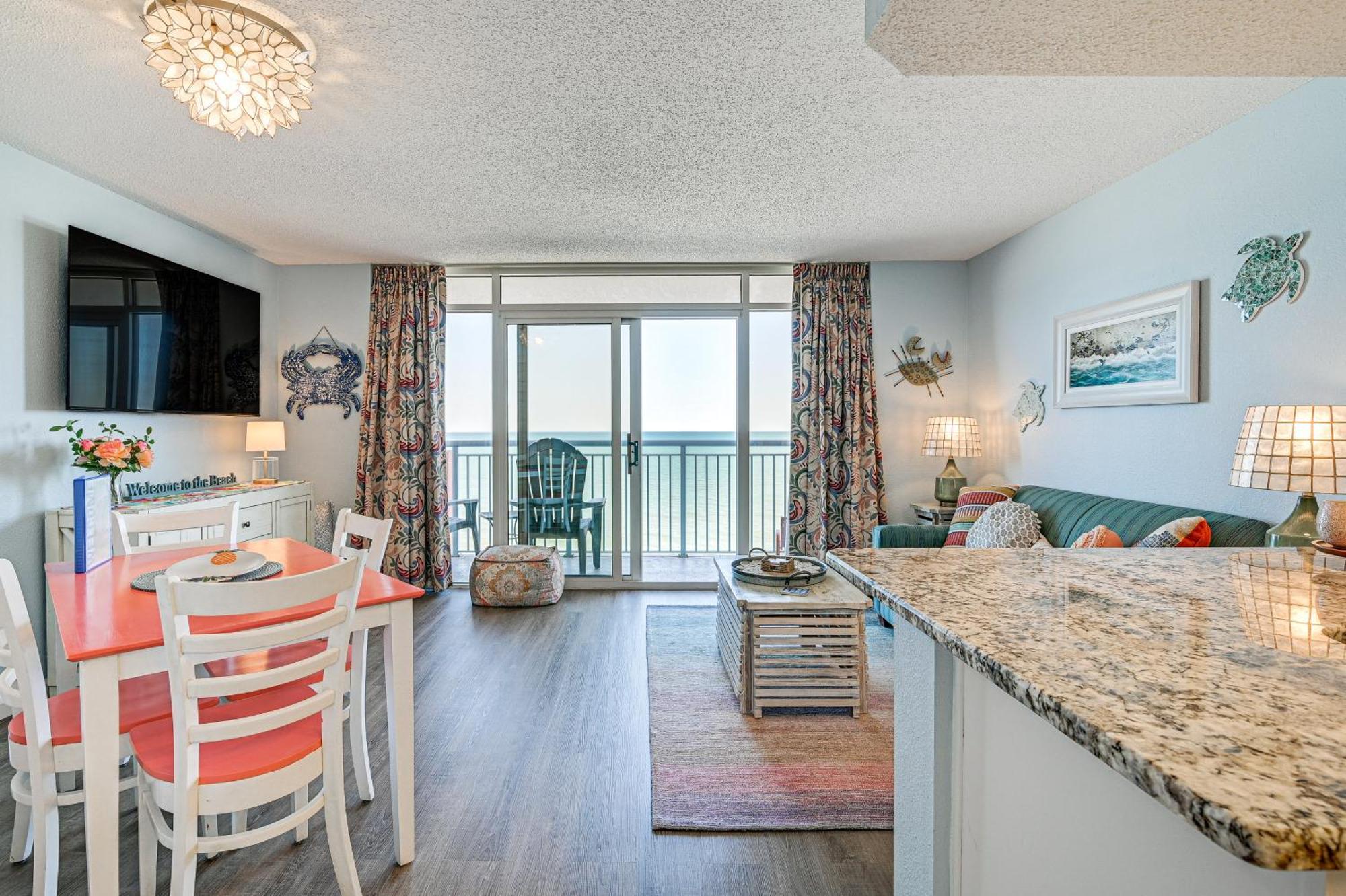 Beachy Condo With Pool Access And Steps To Boardwalk! Μιρτλ Μπιτς Εξωτερικό φωτογραφία